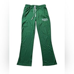 Von Dutch, green waffle knit, lounge pant, medium